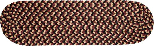 Miniatura 12 de Rhody Rug Mayflower MF23 Verdant/Spruce - Alfombra trenzada ovalada de 4 x 6 pies, decoración del hogar, tapete de piso o alfombra de dormitorio
