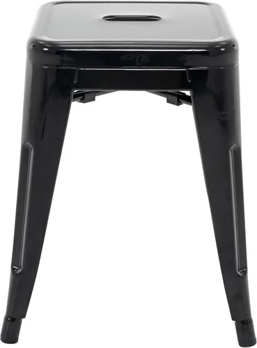 Miniatura 9 de Brage Living Juego de 4 taburetes industriales de metal de 18 pulgadas, taburetes apilables para aula, sillas de comedor de metal sin respaldo