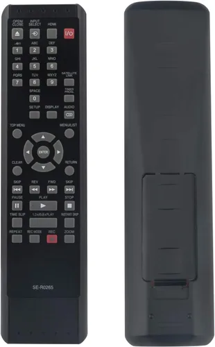 WINFLIKE SE-R0265 - Mando a distancia compatible con reproductor Toshiba DVD/VCR D-R400 D-R410 D-R420 D-R430 D-R400KU D-R410KU D-R420KU D-R430KU