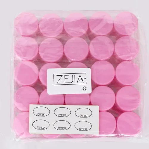 Miniatura 54 de Envases de muestra de 3 gramos con tapas, 75 paquetes de tarros de muestra diminutos con etiquetas, envases cosméticos de plástico mini para Tapa