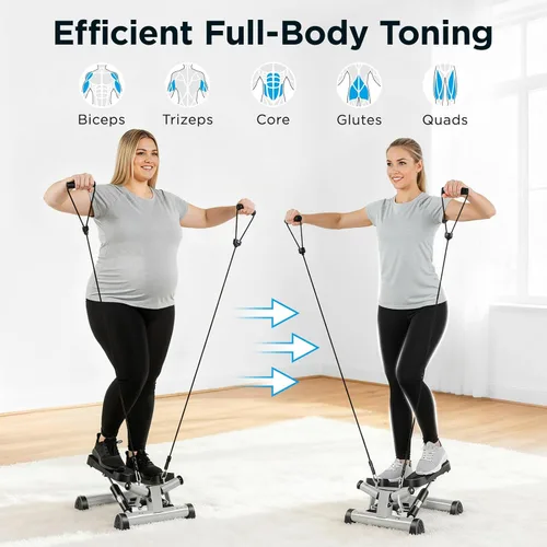 Miniatura 4 de Efitment Mini stepper steppers para ejercicio en casa Escalera Cardio Muslo Master Equipo de entrenamiento Fitness Pedal Ejercitador Pedales