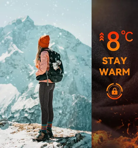 Miniatura 52 de Ewedoos - Leggings con forro de vellón y bolsillos para mujer, leggings térmicos de invierno para mujeres, pantalones de yoga y entrenamiento
