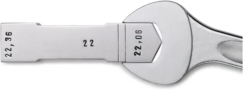Miniatura 3 de Stahlwille 40032022 Llaves dobles de extremo abierto, motor n.º 10, tamaño 0.787 x 0.866 in, ángulo de desplazamiento de 15 grados, métrico, grado