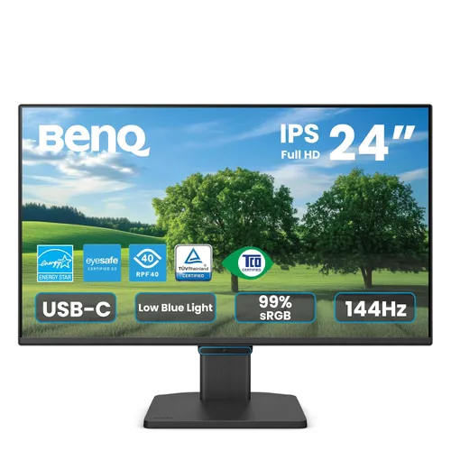 Miniatura 5 de BenQ GW2486TC - Monitor de concentrador USB de oficina de 24 pulgadas, 1080p, modo de codificación, IPS, tecnología de cuidado de los ojos, brillo