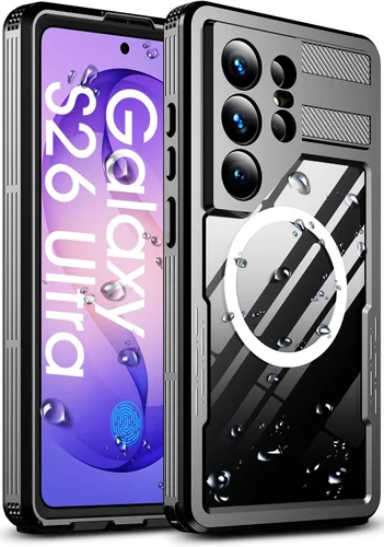 Miniatura 9 de Hllhunkhe Funda para Samsung Galaxy S26, [protector de pantalla integrado] [IP68 impermeable a prueba de polvo] [compatible con MagSafe] Cubierta