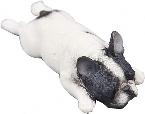 Miniatura 4 de Fewo Molde de silicona de 6 cavidades para perro durmiendo Corgi y Bulldog Francés para fondant Chocolate Candy Gum Pasta Polímero Resina Arcilla