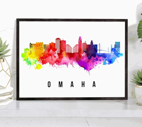 Miniatura 11 de Pera Print Rochester Skyline New York Póster, pintura de paisaje urbano de Nueva York, impresión de paisaje urbano y monumentos, arte de pared