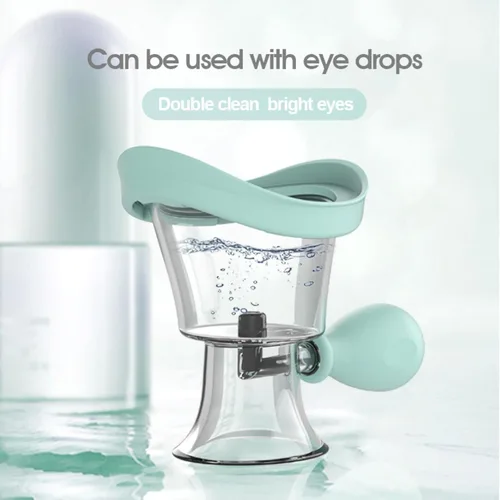 Miniatura 4 de Taza de lavado de ojos AITIME, tazas de lavado de ojos portátiles y reutilizables para lavado de ojos, taza de enjuague ocular y kit de estuche