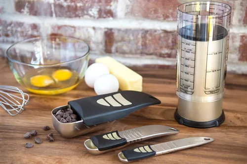 Miniatura 8 de KitchenArt Baker's Pro Adjust-A-Measure Set, 4 Piezas, Satén