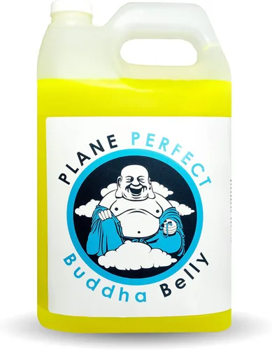 Plane Perfect Buddha - Limpiador de aceite y grasa para vientre, espray desengrasante cítrico de grado aeronáutico resistente, limpiador