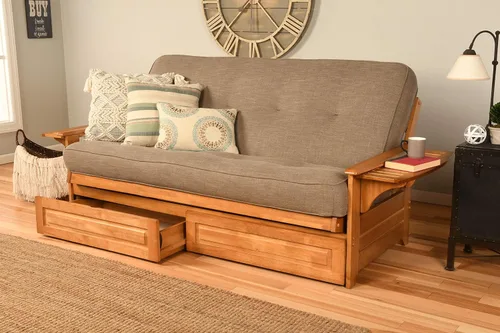 Miniatura 20 de Kodiak Furniture - Juego de futón, blanco, Madera Tela, Canadá