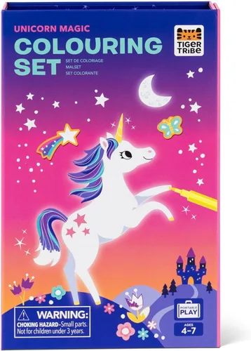 Miniatura 11 de Schylling Tiger Tribe Ballet - Juego de colorear - Kit de arte de viaje para llevar - Todos los suministros incluidos - Fácil almacenamiento - A