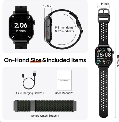 Miniatura 9 de AMOLED - Reloj inteligente con GPS para correr, 164.0 ft, impermeable, rastrea los pasos del sueño, frecuencia cardíaca, oxígeno, batería de larga