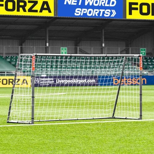 Miniatura 2 de FORZA Steel42 Portería de fútbol – Portería de jardín de acero resistente con marco galvanizado de 1.654 in, red resistente a la intemperie