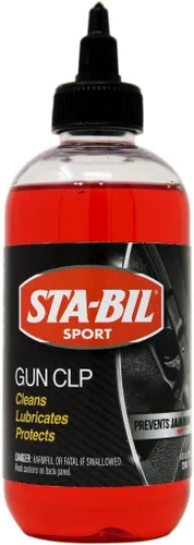 STA-BIL Gun CLP - Limpia, lubrica, evita atascos, lubricación superior con aditivo antidesgaste, desplaza el agua, protege contra el óxido y la