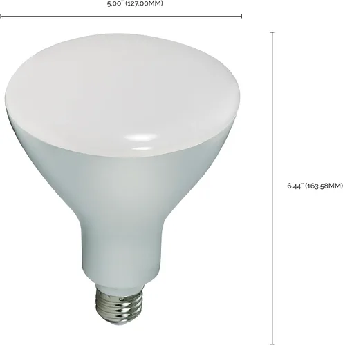 Miniatura 3 de Satco Bombilla mediana S9638 con acabado blanco, 6.44 pulgadas