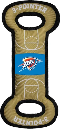 Miniatura 19 de Pets First NBA Atlanta Hawks Field Toy - Juguete de nailon resistente para mascotas con costuras de doble ribete y chirriador interior, talla única