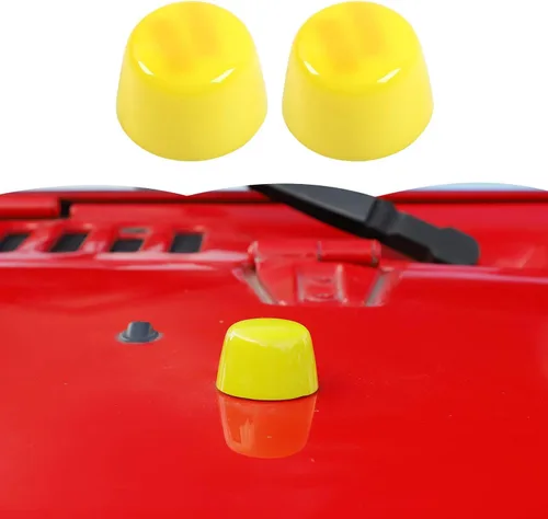 Miniatura 13 de Cubierta de Goma para Capó del Motor, Adorno de Adornos para Cuerpo de Vehículo para Jeep Wrangler JK JKU 2007-2018, Azul