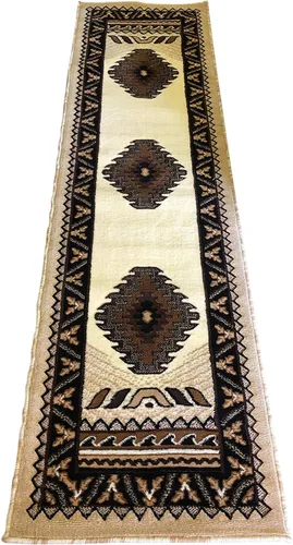 Miniatura 22 de Kingdom South West - Alfombra ovalada de nativos americanos, diseño bereber beige, D143 (3 pies x 4 pies 7 pulgadas, ovalada)