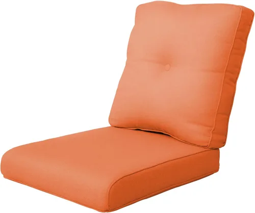 Miniatura 84 de Rilyson Cojines de patio para muebles de exterior, 22 x 24 pulgadas, respaldo alto y asiento profundo, cojín de exterior para sillas de patio, sofá
