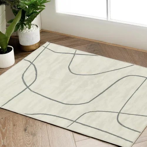 Miniatura 19 de jinchan Boho 2x3 Rugs for Entryway - Moroccan Machine Washable Doormat Soft Bohemian Small Throw Rug Non-Slip Carpet for Entrance Kitchen Laundry