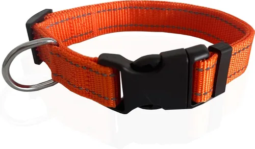 Miniatura 17 de Collar ajustable de nailon para perro, collar para mascotas de 1 pulgada, 3/4 pulgadas, 5/8 pulgadas de ancho, para perros grandes, medianos