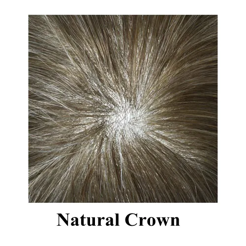 Miniatura 5 de Toupee - Sistemas de cabello humano para hombre, 0.002 in, piel ultrafina para hombre, tupé en V, polivinílico de poliuretano natural, piezas