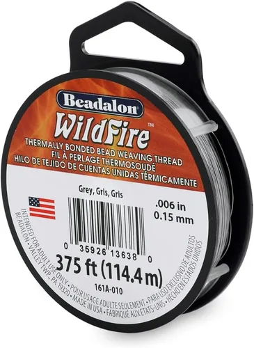 Miniatura 50 de Beadalon Wildfire Ultra - Beading Thread, Beading Supplies for Crafters, Jewelry Makers, Beaders. Braided Fishing Line