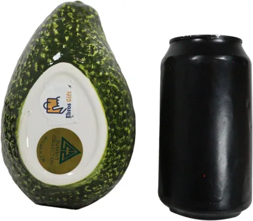 Miniatura 8 de Ebros - Cuenco pequeño de aguacate con media división, 7 pulgadas de largo para salsa, aperitivos, decoración del hogar, decoración de comida