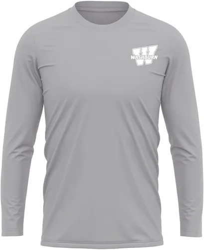 Miniatura 43 de Camisa deportiva de manga larga oficial de la NCAA Collegiate para hombre, con logotipo en el pecho izquierdo, colección Athletic Heather