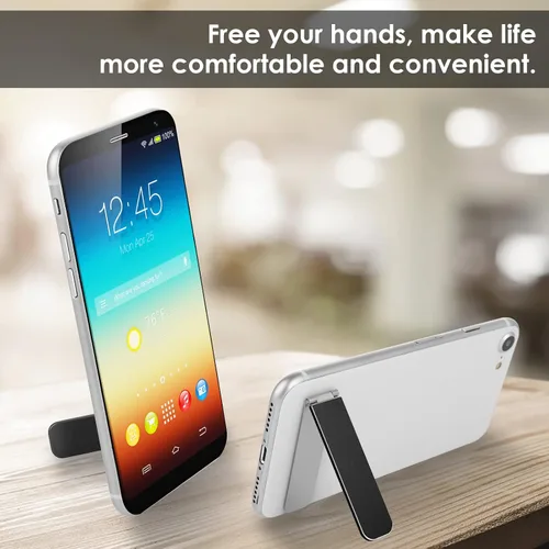 Miniatura 3 de Giantree Soporte para teléfono celular ultrafino, mini soporte ajustable para teléfono de aleación, soporte para teléfono portátil, soporte plegable