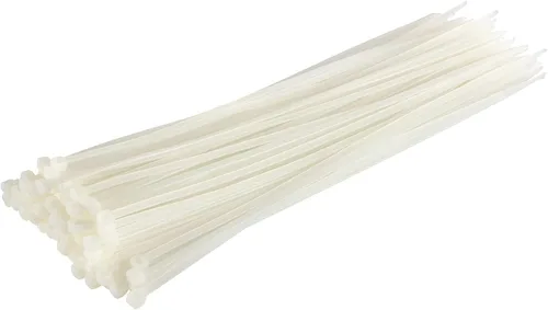 Miniatura 24 de GTSE - Paquete de 100 bridas con cremallera de 20.3 cm, color plateado/gris, 8.06 kg de resistencia, bridas de nailon grises resistentes a los rayos