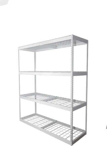 Miniatura 11 de MonsterRax - Estantería de garaje de 24 x 48 x 84 pulgadas, estante atornillado Hammertone - 500 libras por estante de acero de alta calidad