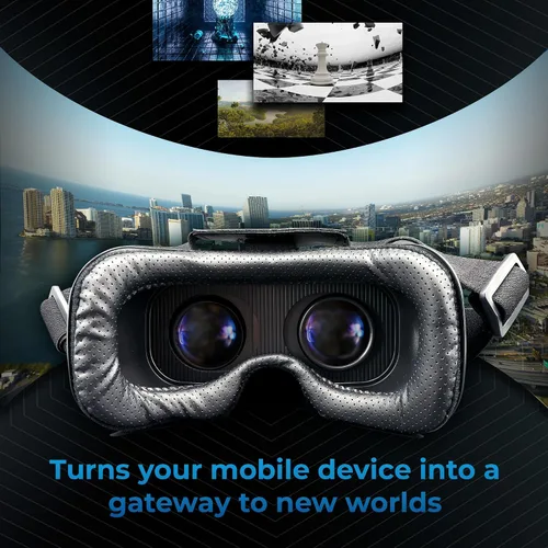 Miniatura 6 de Kiiroo VR Headset for Phone - Optimized for VR Content - for iPhone, Android & Windows - Fits 5.5"-7.2" Devices - Glasses-Friendly - 40mm HD Resin