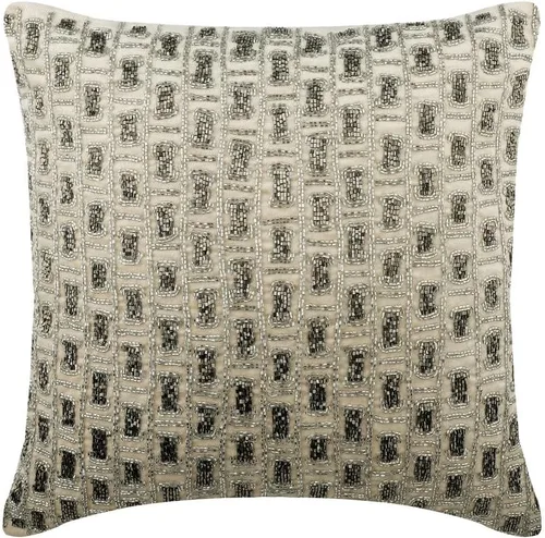 Miniatura 34 de The HomeCentric Funda de almohada color crema para sofá, funda de almohada moderna de 12 x 12 pulgadas, funda de almohada cuadrada de satén, funda