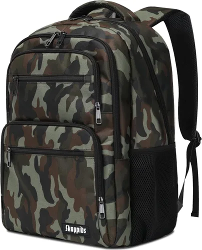Miniatura 12 de Skaypibs Mochilas escolares para mujeres, mochilas escolares para niñas, niños y adolescentes, mochilas para laptop de 15.6 pulgadas con puerto