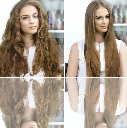 Miniatura 6 de KERATIN FORTE Tratamiento capilar de queratina brasileña extra fuerte profesional 10.1 fl oz botella probada resultados increíbles 300ML