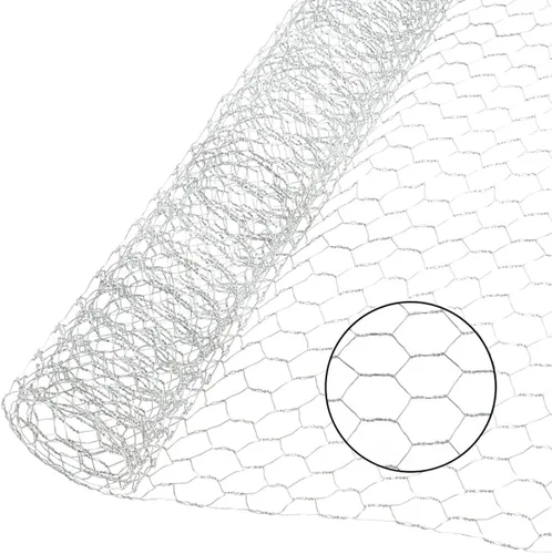Malla de alambre de malla de alambre galvanizado hexagonal para proteger plantas de jardinería, verduras, flores y frutas de pollo, gato, perro,