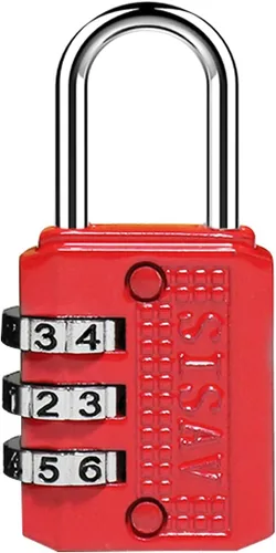 Miniatura 11 de Cerradura de combinación de 3 dígitos Mini cerradura de combinación Cerradura de equipaje Cerradura de casillero de gimnasio Diales de fácil lectura