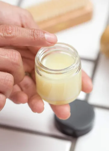 Miniatura 8 de Tarro de vidrio de pared grueso transparente de 1 onza / 1.0 fl oz con tapas negras (paquete de 12) hermético, a prueba de olores