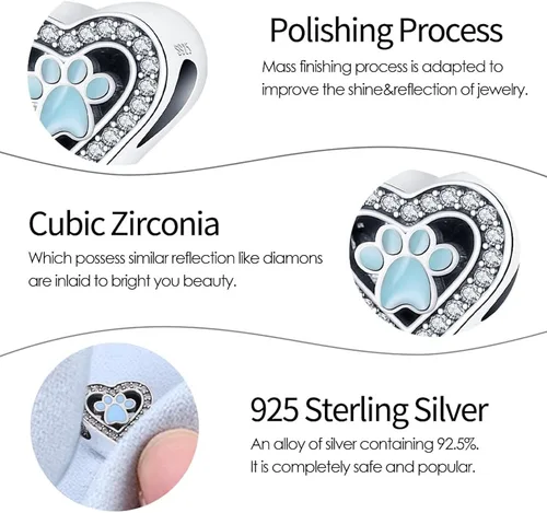Miniatura 2 de TINSLO Christmas Theme Charm fits Pandora Bracelets, 925 Sterling Silver Pendant for Women Girls Christmas Gifts for Women Charm for Bracelet and