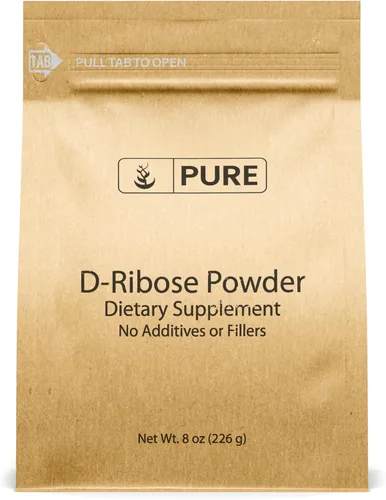Pure Original Ingredients D-Ribosa (8 oz) Suplemento nutricional, sin OMG, sin gluten, sin sabor