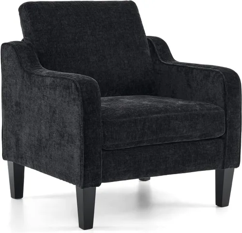 Miniatura 17 de VINGLI Juego de 2 Sillas de Acento Modernas, Sillas Beige para Sala de Estar, Sillón Cómodo para Dormitorio, Silla de Sofá Tapizada, Silla