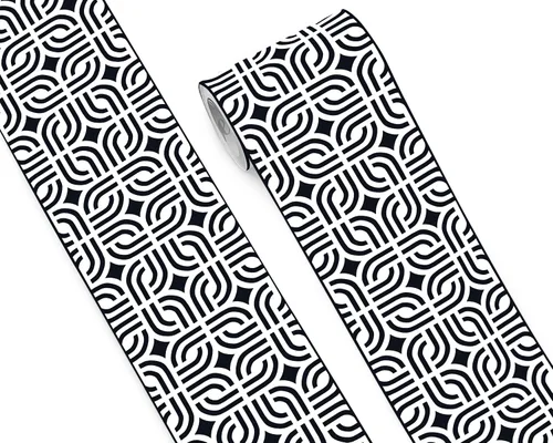 Miniatura 24 de FLFK Adhesivos de Azulejos de Borde de Pared Despegar y Pegar Papel Tapiz de Borde para Salpicadero de Cocina Baño Cuarto de Ducha, 4"x240