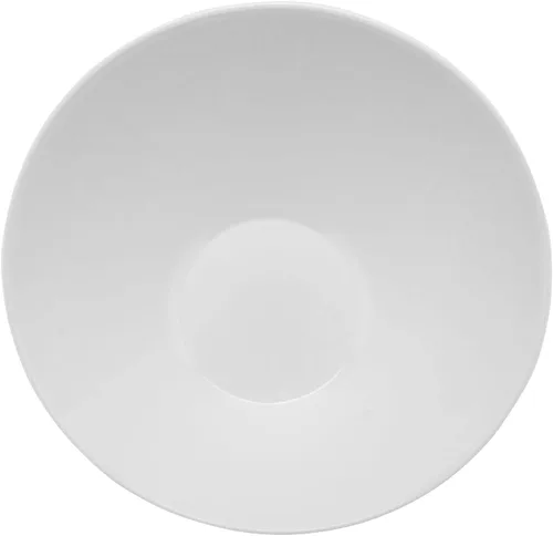 Miniatura 3 de G.E.T. B-792-W - Cuenco en ángulo para servir en cascada para ensaladas, arroz y postre, 24 onzas / 9.25 pulgadas, color blanco
