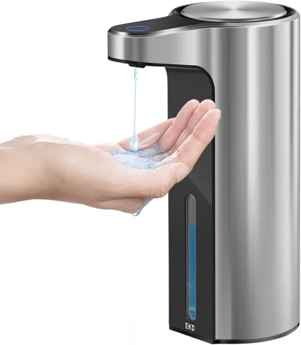 Miniatura 15 de EKO Aroma - Dispensador automático de jabón líquido de 9 onzas líquidas, recargable y resistente al agua para cocina y baño, con control de volumen