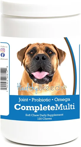 Miniatura 21 de Healthy Breeds Boxer todo en uno multivitamínico suave masticable 120