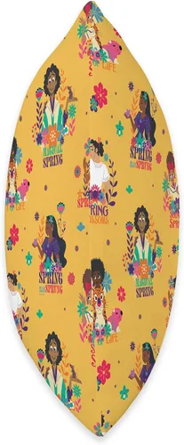 Miniatura 2 de Disney Encanto Spring Easter Mirabel Bruno Isabela Luisa - Almohada de 16 x 16 pulgadas, multicolor