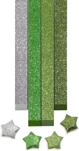 Miniatura 22 de FoDau770 Tiras de papel de estrella de color sólido, 1080 hojas de papel de estrella de origami para manualidades, regalo, proyecto de bricolaje, 10
