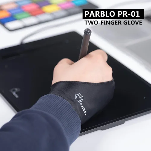 Miniatura 7 de Parblo PR01 - Guante de dibujo para tableta de dibujo, apto para mano derecha e izquierda